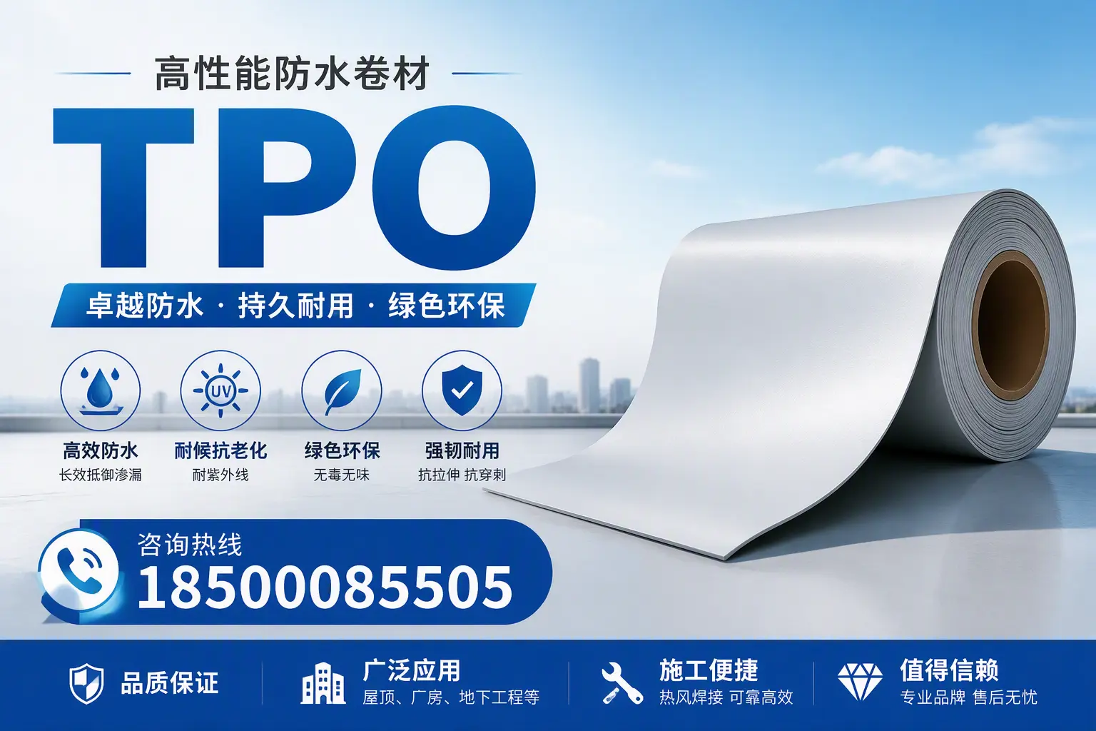 TPO材料的环保特性及其在白杨的应用